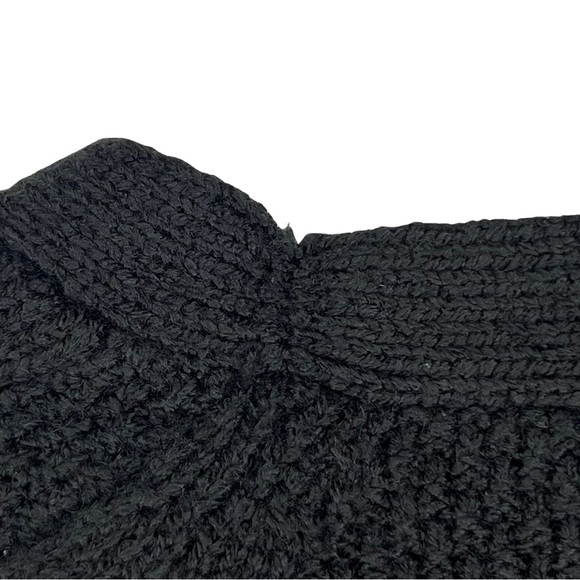 wonder nation Sweater Girls’ Cable Knit Cardigan Black Youth XL 14 16 Plus - Picture 13 of 15